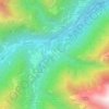 Mappa topografica Anzino, altitudine, rilievo
