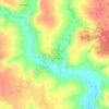 Mappa topografica Мижуева, altitudine, rilievo