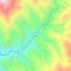 Mappa topografica Oyon, altitudine, rilievo