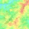 Mappa topografica Grigne, altitudine, rilievo
