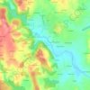 Mappa topografica Kerbroïc, altitudine, rilievo