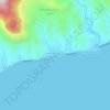 Mappa topografica Dela Paz Pulot Aplaya, altitudine, rilievo