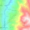Mappa topografica Chuyo, altitudine, rilievo