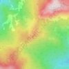 Mappa topografica Monte Zovallo, altitudine, rilievo