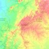 Mappa topografica Sincelejo, altitudine, rilievo