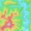Mappa topografica L'Aumède, altitudine, rilievo