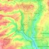 Mappa topografica Kettering, altitudine, rilievo