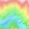Mappa topografica Tham, altitudine, rilievo