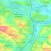 Mappa topografica Swinton, altitudine, rilievo