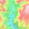 Mappa topografica Murteira, altitudine, rilievo