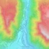 Mappa topografica Pria, altitudine, rilievo