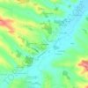 Mappa topografica Las Paguéres, altitudine, rilievo