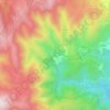 Mappa topografica Fujaco, altitudine, rilievo
