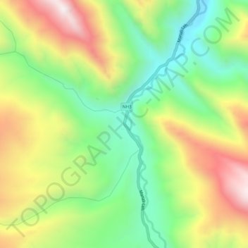 Mappa topografica Lato, altitudine, rilievo