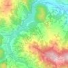 Mappa topografica Casa Rubero, altitudine, rilievo