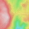 Mappa topografica Arbuckle Junction, altitudine, rilievo