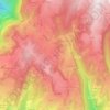 Mappa topografica Vaona, altitudine, rilievo