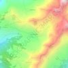 Mappa topografica Alpe Cleva Bella, altitudine, rilievo
