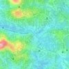 Mappa topografica Carrefour MEEC, altitudine, rilievo