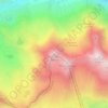 Mappa topografica Piz Valdraus, altitudine, rilievo
