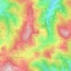 Mappa topografica Les Chapuis, altitudine, rilievo
