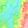 Mappa topografica Saugues, altitudine, rilievo