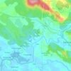 Mappa topografica Kalanwada, altitudine, rilievo