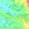 Mappa topografica Les Martyrs, altitudine, rilievo