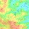 Mappa topografica La Fontaine, altitudine, rilievo