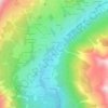 Mappa topografica Périasc, altitudine, rilievo