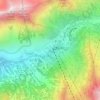 Mappa topografica Snowbird, altitudine, rilievo