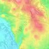 Mappa topografica La Renardière, altitudine, rilievo