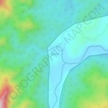 Mappa topografica Sapinit, altitudine, rilievo