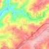 Mappa topografica Pinheiro, altitudine, rilievo