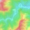 Mappa topografica Casette, altitudine, rilievo