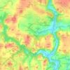 Mappa topografica Nénez, altitudine, rilievo