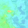 Mappa topografica Malagit, altitudine, rilievo