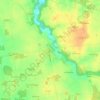 Mappa topografica Montacher, altitudine, rilievo