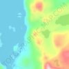 Mappa topografica Mirador Cóndor, altitudine, rilievo
