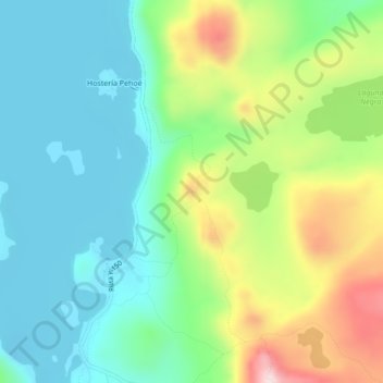 Mappa topografica Mirador Cóndor, altitudine, rilievo