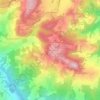 Mappa topografica Pianelli di Gaiato, altitudine, rilievo