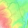 Mappa topografica Huachi Totoras, altitudine, rilievo
