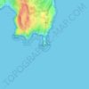 Mappa topografica Cape Banks, altitudine, rilievo