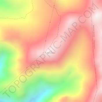 Mappa topografica Rumiloma, altitudine, rilievo