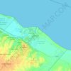 Mappa topografica Berisso, altitudine, rilievo
