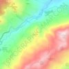 Mappa topografica Vecciatica, altitudine, rilievo