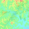 Mappa topografica Tocantins, altitudine, rilievo