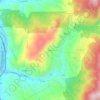 Mappa topografica Taena, altitudine, rilievo
