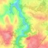 Mappa topografica Sainte-Anne du Houlin, altitudine, rilievo