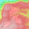 Mappa topografica Friedrichsrode, altitudine, rilievo